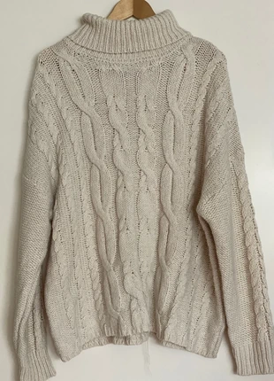 Mooie kabeltrui ecru mt 50, marque: niet bekend, état: Très bon état, taille: 6XL / 52 / 24, 10,00 €, 11,20 € Protection acheteurs incluse