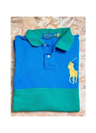 Polo Ralph Lauren Big Pony bleu et vert 🇺🇸 taille L, merk: Ralph Lauren, staat: Goed, maat: L, € 18,00, € 19,60 inclusief Kopersbescherming