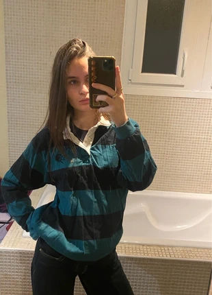 Polo marinière vintage, marca: Devred, estado: Muito bom, tamanho: M, €6.00, €7.00 inclui Proteção do Comprador