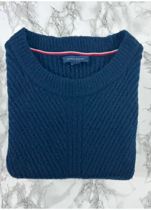 Pull Tommy Hilfiger Bleu marine / Col rond / Logo brodé / Taille M Femme, marke: Tommy Hilfiger, zustand: Sehr gut, größe: M / 38 / 10, 18,00 €, 19,60 € inklusive Vinted-Käuferschutz