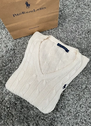 Pull en maille torsadé crème Ralph Lauren taille S, marque: Ralph Lauren, état: Très bon état, taille: S / 36 / 8, 49,99 €, 53,19 € Protection acheteurs incluse