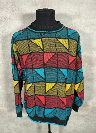 Pull Hiver Ethnic Vintage 80s 90s y2k St Michael multicolore geo taille 40-42, marca: Vintage Dressing, estado: Muy bueno, tamaño: L, 30,00 €, 32,20 € Protección al comprador Pro incluida