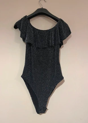 Y2k body nero brillantinato - Subdued - taglia M, brand: Subdued, condizioni: Ottime, taglia: M / IT 42 / EU 38, €2.00, €2.80 include la Protezione acquisti