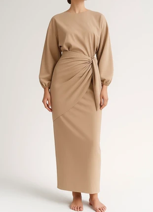 Abaya beige, marque: Inconnu, état: Neuf sans étiquette, taille: L / 40 / 12, 18,00 €, 19,60 € Protection acheteurs incluse