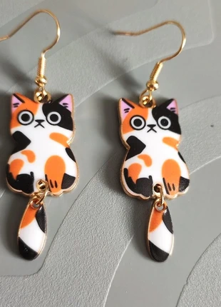 Cat earrings, condition: New without tags, £1.00, £1.75 includes Buyer Protection