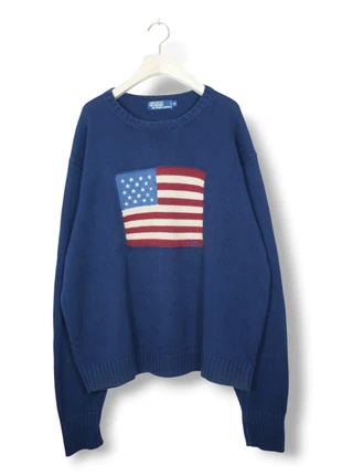 Jersey de punto Ralph Lauren EEUU Estados Unidos Azul Marino - Hombre (XXL), marque: Ralph Lauren, état: Très bon état, taille: XXL, 85,00 €, 89,95 € Protection acheteurs (Pro) incluse