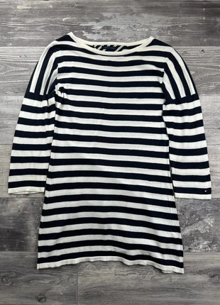 Robe courte casual rayé Tommy Hilfiger Blanc et Noir taille M, marque: Tommy Hilfiger, état: Bon état, taille: M / 38 / 10, 3,00 €, 3,85 € Protection acheteurs (Pro) incluse