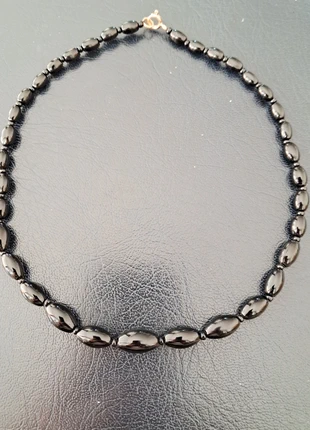 Collier ancien en pierres jaspe, brand: Retro, condition: Very good, €40.00, €42.70 includes Buyer Protection