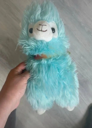 Alpaca knuffel blauw fluffy, merk: onbekend, staat: Heel goed, maat: Universeel, € 2,00, € 2,80 inclusief Kopersbescherming