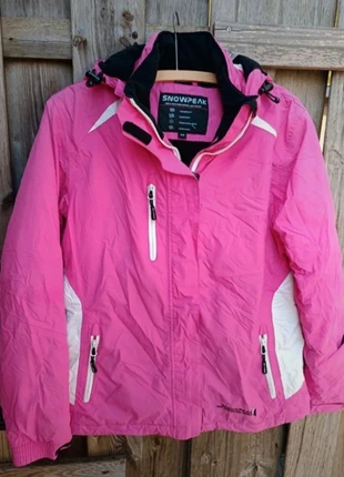 Veste chaude rose fushia waterproof windproof, marque: Snow Peak, état: Très bon état, taille: L / 40 / 12, 42,00 €, 44,80 € Protection acheteurs incluse