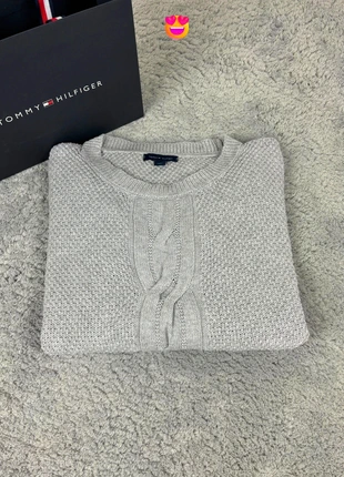 Pull Col Rond Tressé Tommy Hilfiger Gris - Taille S - Femme, marque: Tommy Hilfiger, état: Très bon état, taille: S / 36 / 8, 19,99 €, 21,69 € Protection acheteurs (Pro) incluse