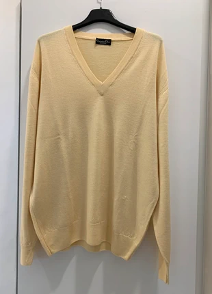 Maglione uomo giallo chiaro, marque: Christian Dior, état: Très bon état, taille: L, 40,00 €, 42,70 € Protection acheteurs incluse
