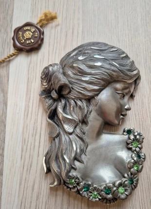 Buste femme decoration en étain Vintage, marca: LES ETAINS DU PRINCE, estado: Muy bueno, 5,50 €, 6,48 € Protección al comprador incluida