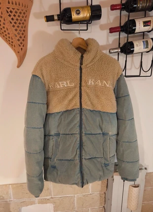 Piumino Karl Kani Retrodenim Teddy Puffer, marque: Karl Kani, état: Neuf sans étiquette, taille: M, 90,00 €, 95,20 € Protection acheteurs incluse