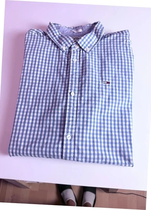 Chemise à carreaux à manches longues tommy jeans, brand: Tommy Jeans, condition: Very good, size: XL, €20.00, €21.70 includes Buyer Protection