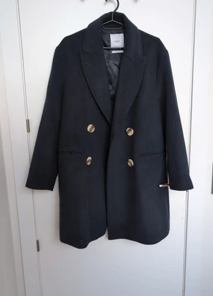 Abrigo largo azul, brand: Mango, condizioni: Ottime, taglia: S / IT 40 / EU 36, €8.00, €9.10 include la Protezione acquisti