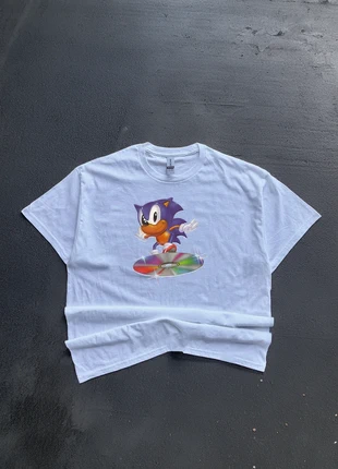 T-shirt vintage graphic tee boxy sonic, marke: Graphic Tee, zustand: Sehr gut, größe: M, 9,99 €, 11,19 € beinhaltet Vinted-Käuferschutz Pro