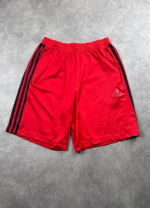 Short de sport large rouge Adidas taille M homme poche zip Aeroready - SHO0796, brand: adidas, condition: Good, size: M, €5.00, €5.95 includes Buyer Protection Pro