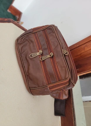 Brown leather bumbag/crossbody bag, condition: New with tags, £7.50, £8.58 includes Buyer Protection
