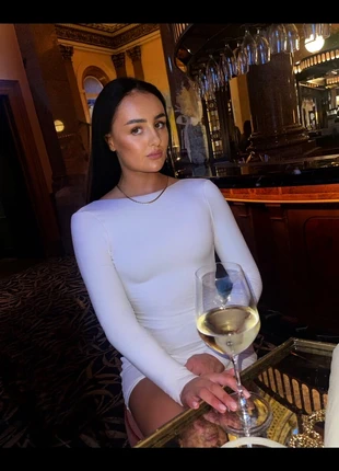 Oh Polly White Long Sleeve Mini Dress – Size 6, brand: Oh Polly, condition: Very good, size: XS / 6, £18.00, £19.60 includes Buyer Protection