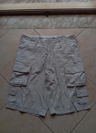 🔥 White Cargo Jorts Baggy Fit Y2K Skater Vibe | Utility Summer Essential, marque: JNCO, état: Très bon état, taille: W33 | FR 42, 25,00 €, 26,95 € Protection acheteurs incluse