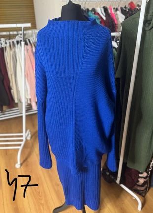 Blue knitted set, brand: Made In Italy, condition: New with tags, size: One size, €40.00, €42.70 includes Buyer Protection