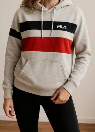 FILA Sweat a capuche y2k grisclair, Taille S - Bon etat, petit defaut, marque: FILA, état: Très bon état, taille: S / 36 / 8, 25,00 €, 26,95 € Protection acheteurs incluse