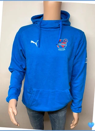 Hoodie Puma Internationals Soccer Vintage / Sweat-shirt Puma Bleu - M/L, marke: Puma, zustand: Sehr gut, größe: M, 21,00 €, 22,75 € inklusive Vinted-Käuferschutz