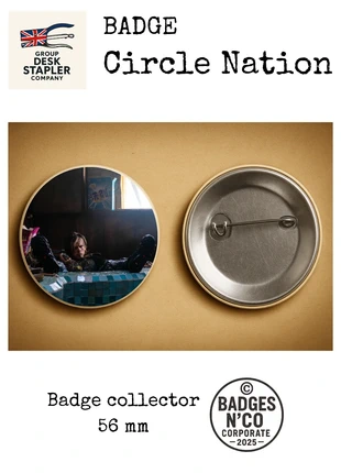 Badge Orelsan 56 mm – Collection Circle Nation (rap et pop urbaine française), condition: Very good, €5.00, €5.95 includes Buyer Protection