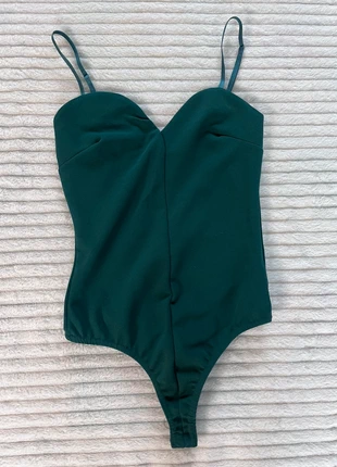 Pretty little thing, bodysuit, size 6, green, brand: PrettyLittleThing, condition: Good, size: XS / UK 4-6, £1.00, £1.75 includes Buyer Protection