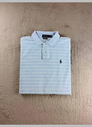 Polo Ralph Lauren Rayé Bleu Clair Blanc Taille L, marke: Ralph Lauren, zustand: Sehr gut, größe: L, 20,00 €, 21,70 € inklusive Vinted-Käuferschutz