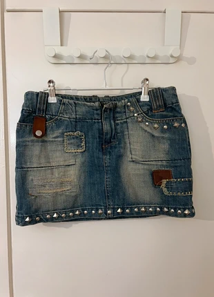 Vintage Keen Berly denim mini skirt, brand: Keen Berly, condition: Very good, size: M / 10, £30.00, £32.20 includes Buyer Protection