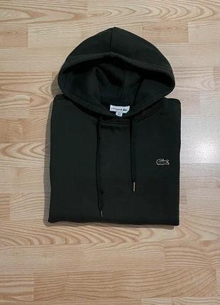 Sweat Pull à Capuche Lacoste logo brodé vert foncé - Taille S, marke: Lacoste, zustand: Sehr gut, größe: S, 45,00 €, 47,95 € inklusive Vinted-Käuferschutz