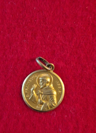 RARE, 1962, San Francesco, Assisi 18k Gold Vintage Religious Medallion, condition: Very good, €220.00, €231.70 includes Buyer Protection