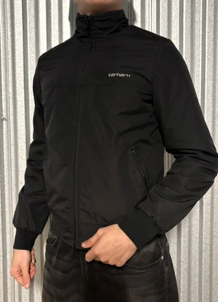 Veste coupe vent Carhartt noir brodé imperméable full zip jacket manteau V-VC1, marque: Carhartt, état: Très bon état, taille: S, 59,90 €, 63,60 € Protection acheteurs (Pro) incluse