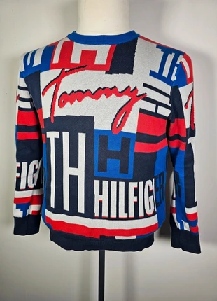Pull col rond tommy hilfiger rare multicolore taille S, marque: Tommy Hilfiger, état: Très bon état, taille: S, 27,90 €, 30,00 € Protection acheteurs (Pro) incluse