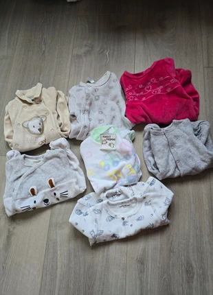 Lot 7 pyjamas enfant naissance fille – chaud & confortable – parfait pour l’hiver, marca: Vertbaudet, estado: Muito bom, tamanho: Recém-nascidos, 44 cm, €40.00, €42.70 inclui Proteção do Comprador