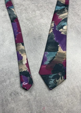 Cravate Vintage fantaisie violet/multicolore - Taille 140cm, marca: Vintage Dressing, estado: Muito bom, €5.00, €5.95 inclui Proteção do Comprador