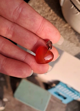 Ciondolo corniola, marque: Cuore, état: Neuf sans étiquette, 6,00 €, 7,00 € Protection acheteurs incluse