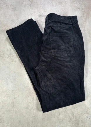Pantalon Vintage En Velours Côtelé / Corduroy Marks & Spencer noir coupe taille 44, brand: Vintage Dressing, condizioni: Ottime, taglia: XXL / IT 48 / EU 44, €9.00, €10.15 include la Protezione acquisti Pro