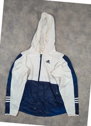 Coupe-vent blanc/bleu/vert homme Adidas vintage – taille S, marca: adidas, estado: Muito bom, tamanho: S, €29.90, €32.10 inclui Proteção do Comprador