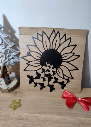 Suspension mur Tournesol/Papillons, merk: pas de marque, staat: Nieuw met prijskaartje, € 3,00, € 3,85 inclusief Kopersbescherming