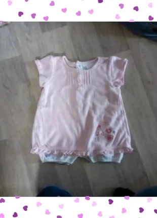 Combi short 6mois, brand: Les Bébés, condizioni: Ottime, taglia: 6-9 mesi / 68 cm, €1.00, €1.75 include la Protezione acquisti