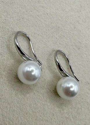 Freshwater Pearl Earrings, brand: Silver, condition: Very good, £6.00, £7.00 includes Buyer Protection