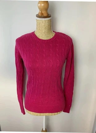 Pull Torsadé Tommy Hilfiger Rose - Taille S Femme, brand: Tommy Hilfiger, condition: Very good, size: S / 36 / 8, €20.00, €21.70 includes Buyer Protection Pro