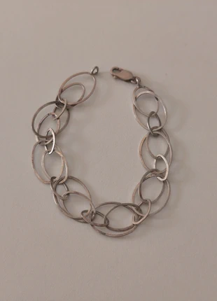 Pulsera Vintage de Plata de Ley 925. Mide 19 CM., merk: Argento, staat: Heel goed, € 36,00, € 38,50 inclusief Kopersbescherming