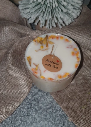 English Pear Fressia pillar candle soy wax, brand: Soya, condition: New with tags, £6.00, £7.00 includes Buyer Protection