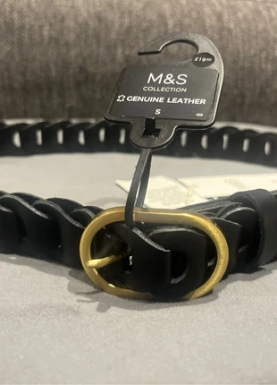 Belt black leather bnwt Marks & Spencer size small, brand: Marks & Spencer, condition: New with tags, size: 34 inches, £12.00, £13.30 includes Buyer Protection Pro