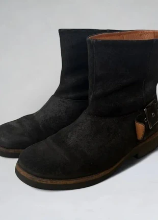 Bottes Maison Margiela 22 - Engineer Boots en Cuir Noir - Taille 39 EU, merk: Maison Margiela, staat: Heel goed, maat: 39, € 199,00, € 209,65 inclusief Kopersbescherming