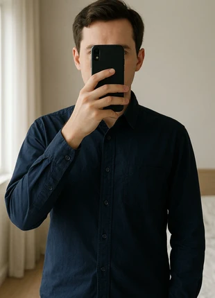 Chemise Kenzo, bleu marine, marque: Kenzo, état: Satisfaisant, taille: S, 20,00 €, 21,70 € Protection acheteurs incluse